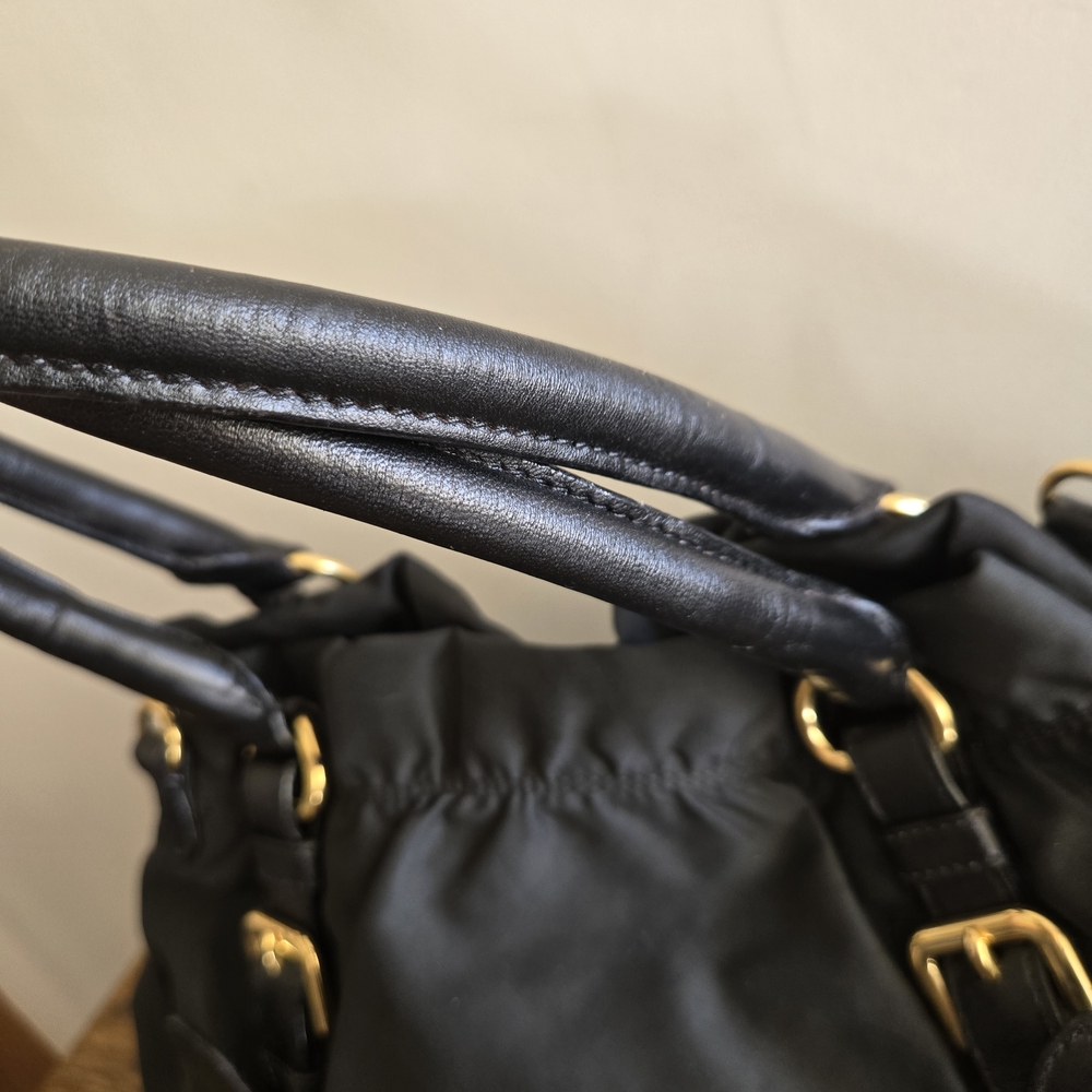 Prada Hobo Black Women's Bag Authentic - Picture 6 of 16